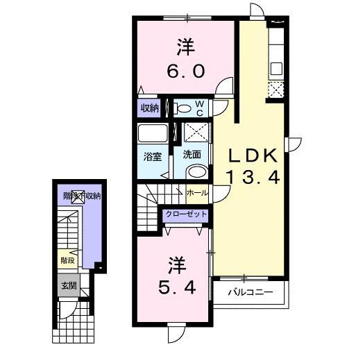 メープルQsの間取り写真