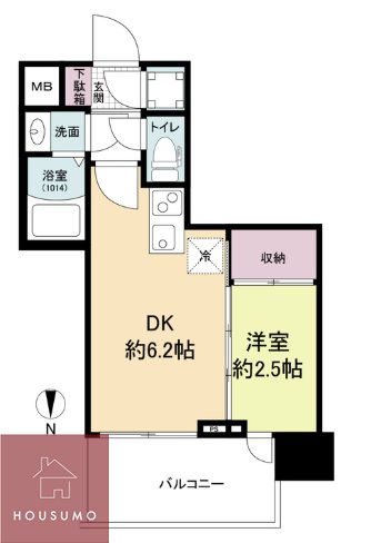 セレニテ天六ミラクの間取り