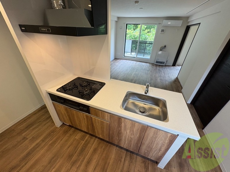 キッチン　システムキッチンなので、すぐお料理に使えます！