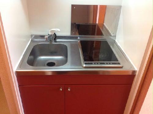 キッチン　2口電気コンロ