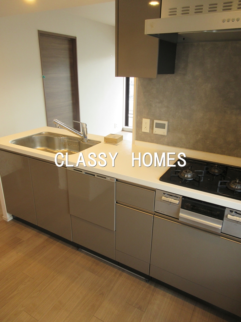 キッチン　2023年竣工　ジオ八潮イーストレジデンス：キッチン