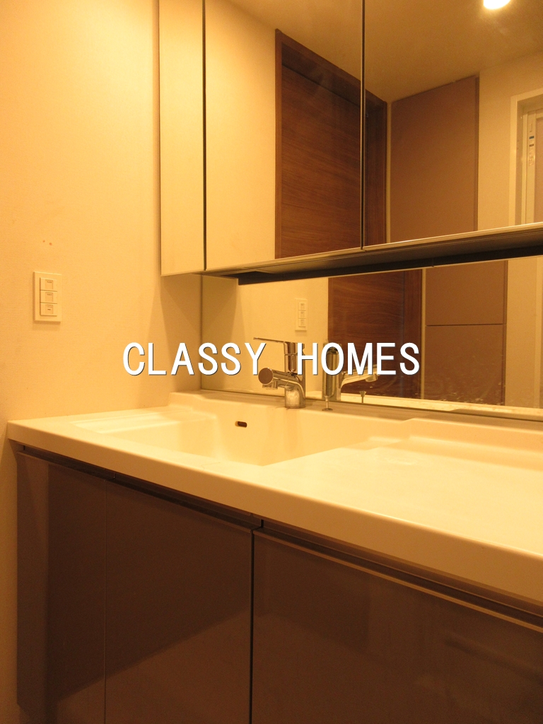 洗面設備　2023年竣工　ジオ八潮イーストレジデンス：洗面所