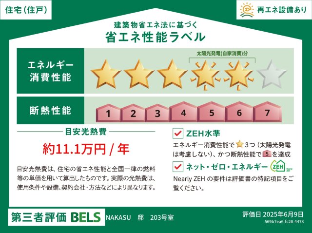 省エネ性能ラベル　ラベル