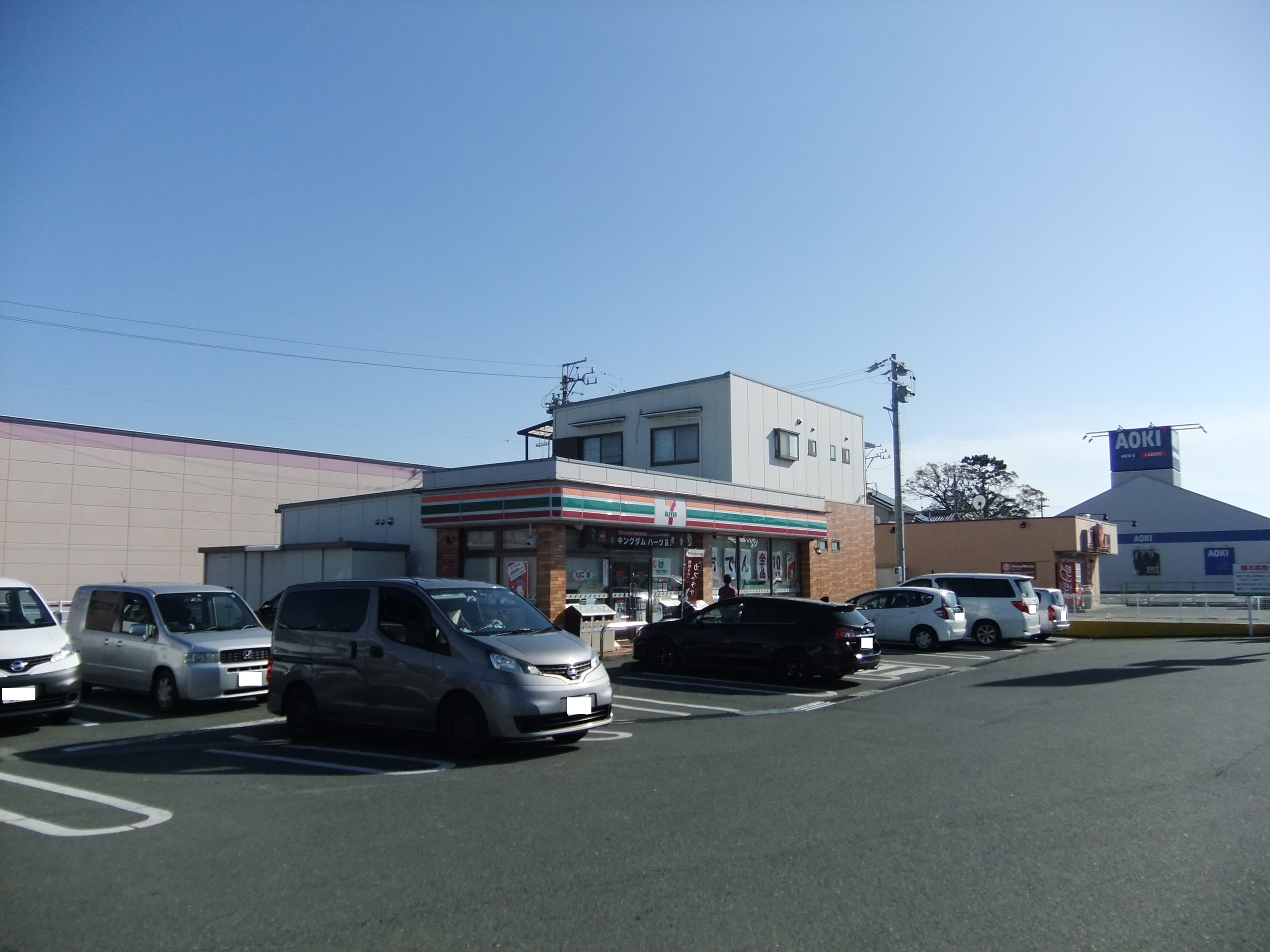 コンビニ　セブンイレブン　浜松参野町店（コンビニ）まで500m