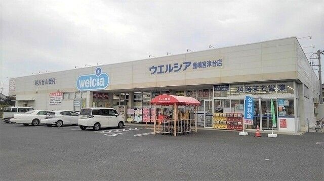 ドラックストア　ウエルシア鹿嶋宮津台店（ドラッグストア）まで260m