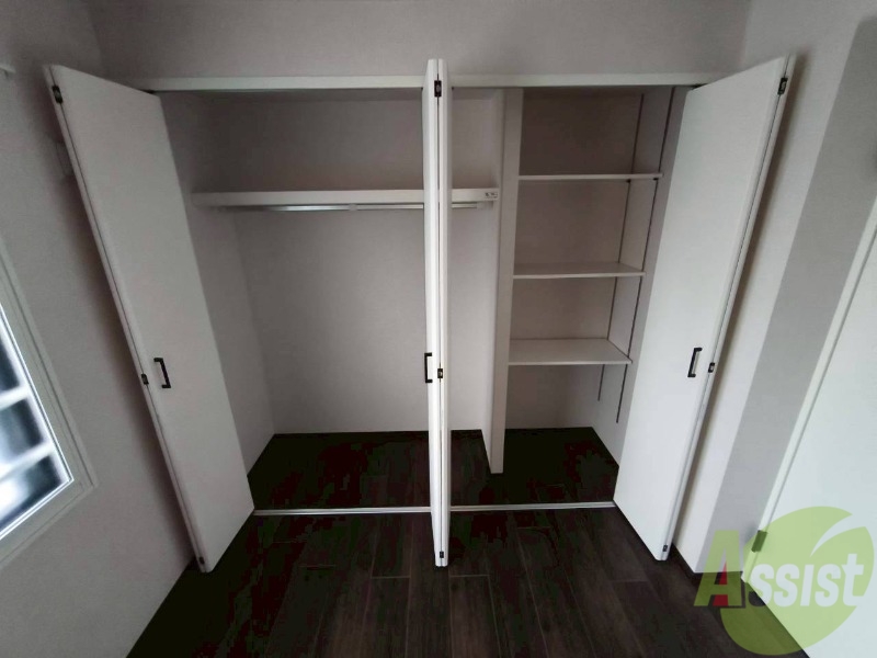 収納　洋室にはクローゼットがあるのですっきり片付きそうです。