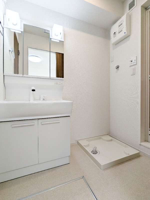 洗面設備　図面と現状に相違がある場合には現状を優先