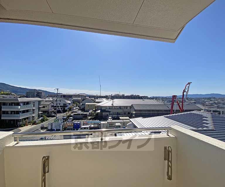 眺望　南向きのバルコニーからの景色です。