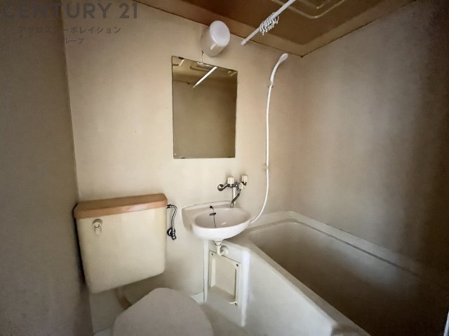 洗面設備　浴室内に洗面台付き☆