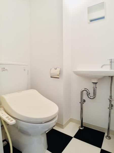 トイレ　ゆったりとした空間のトイレです