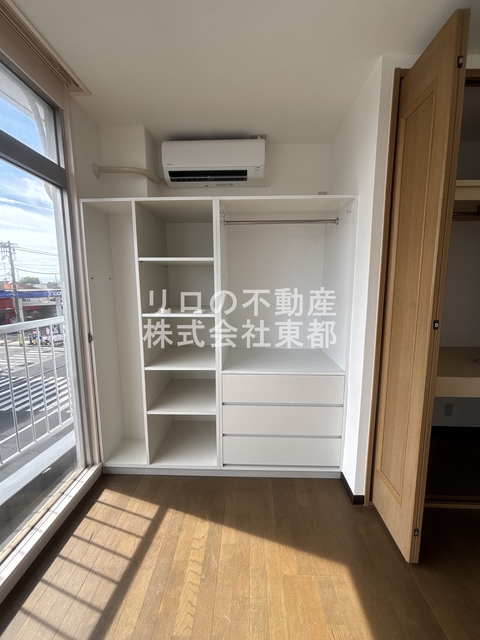 収納　棚付なので収納道具なしでも◎