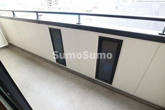 バルコニー　落ち着いた時間を過ごせるバルコニーです