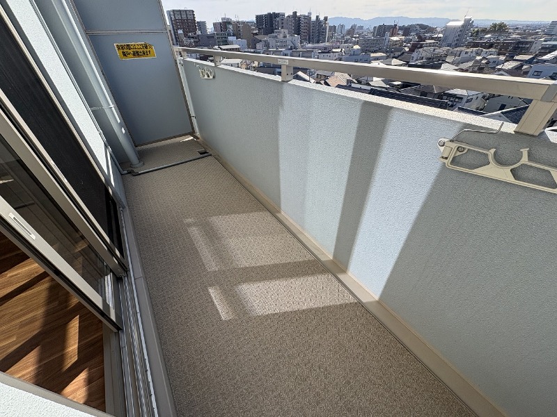 バルコニー　日当たり良好！