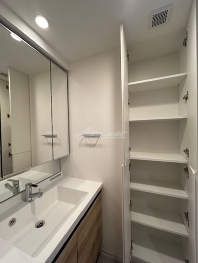 洗面設備　施工イメージ