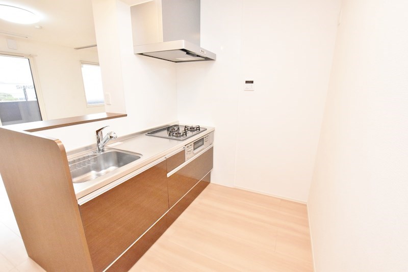 キッチン　★システムキッチングリル付き/3口コンロ★