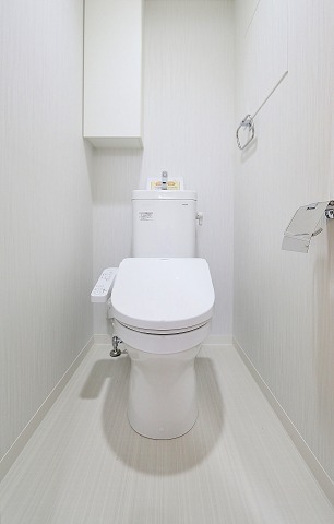 トイレ　清潔感のあるトイレですね