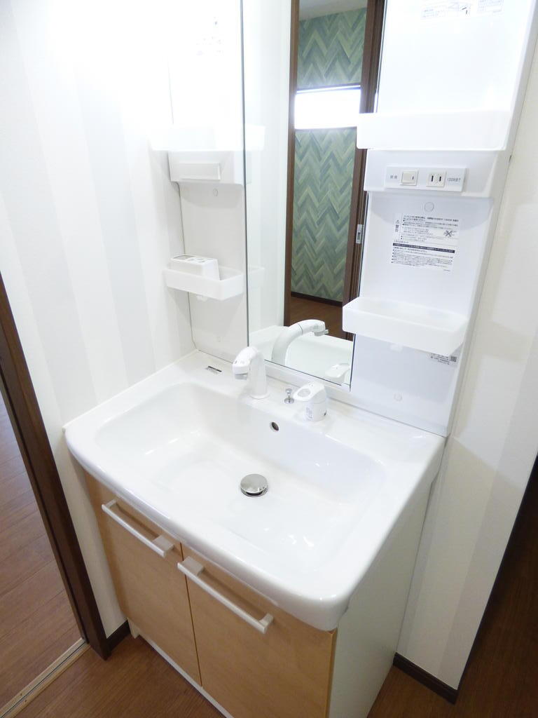 洗面設備　同タイプによる完成イメージです