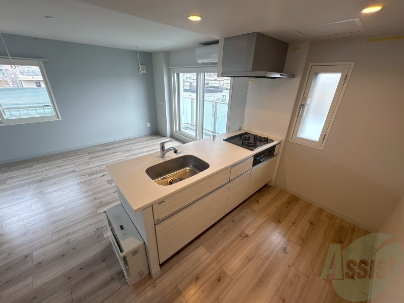 キッチン　システムキッチンなので、すぐお料理に使えます！