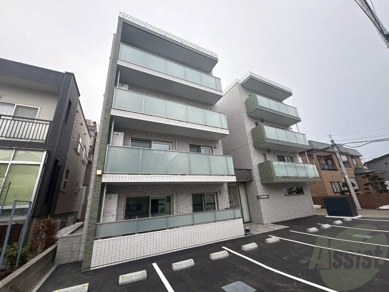 建物外観　札幌市南区澄川二条「Ｖｅｒｔ　Ｔｅｒｒａｓｓｅ」