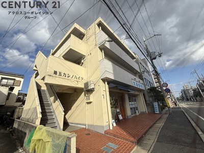 建物外観　敷地内にゴミ置き場あります！