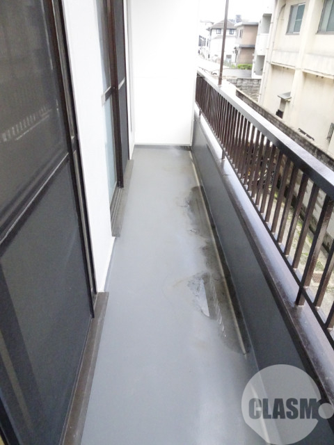 バルコニー　南向きだからお洗濯物が乾きやすいです♪