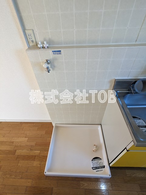 洗面設備　洗濯機置き場