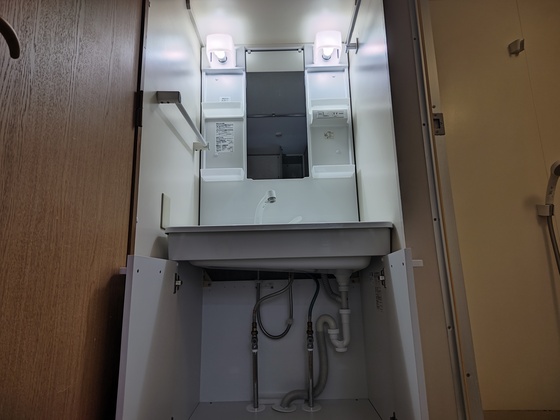 洗面設備　※別部屋の写真です