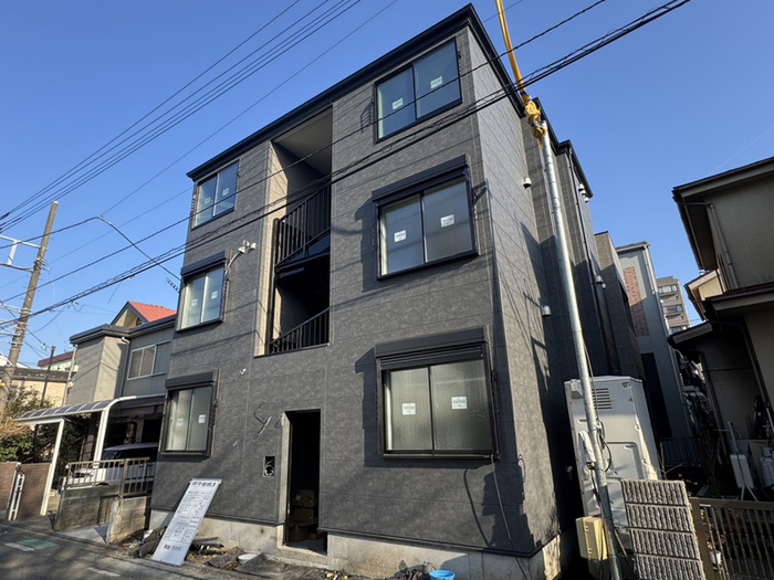 建物外観　建築中