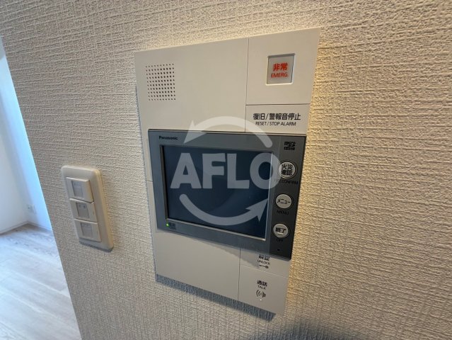 セキュリティ　Metrosa谷町六丁目South　TV付きモニターホン