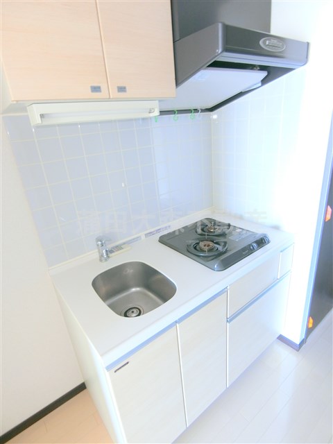 キッチン　2口ガスシステムキッチン