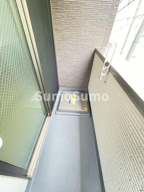 バルコニー　お洗濯にも便利なバルコニー付き
