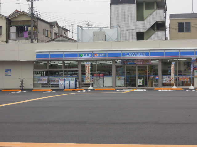 コンビニ　ローソン 平野加美東四丁目店（コンビニ）まで155m