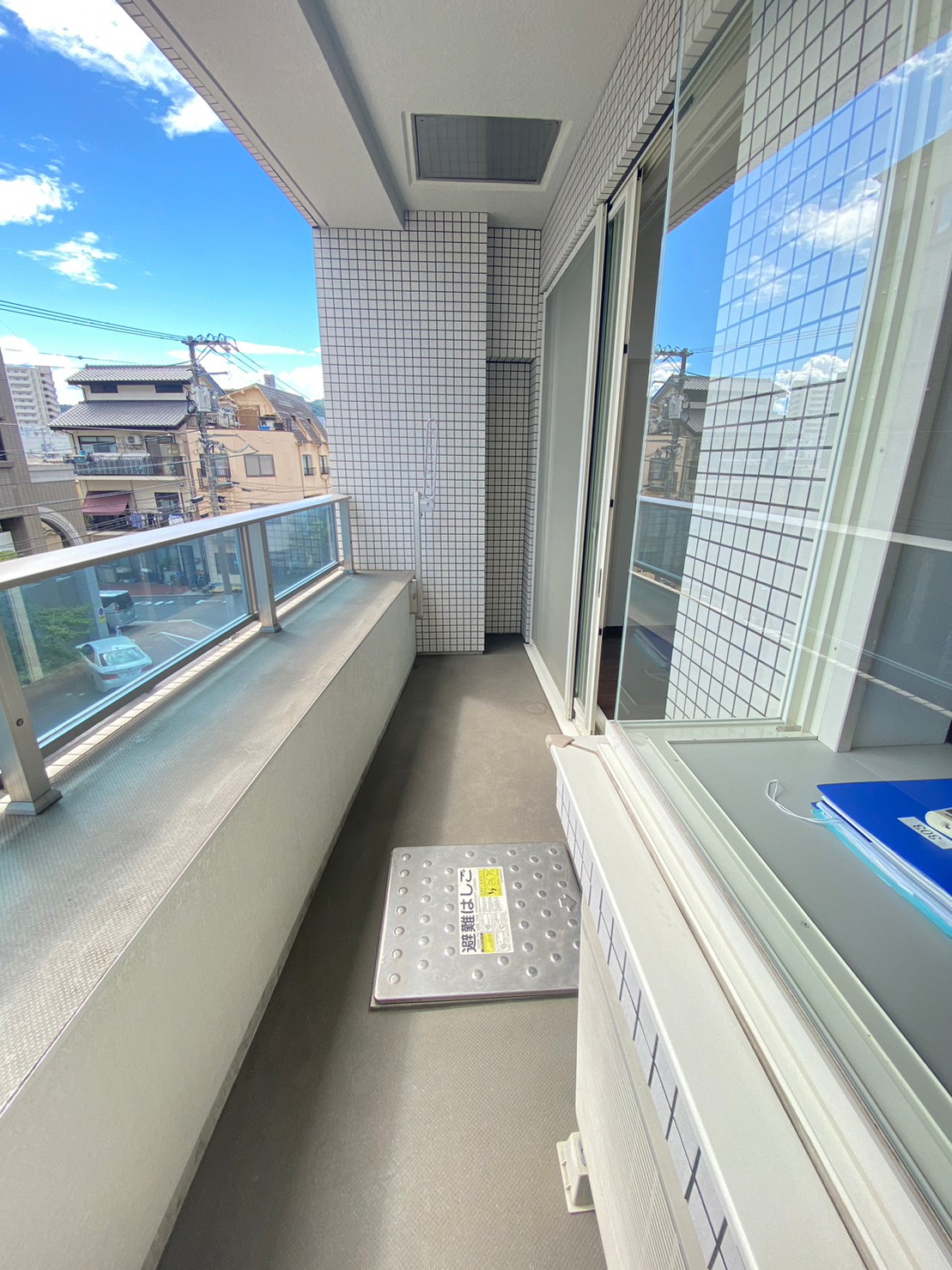 バルコニー　日当たり良好です。