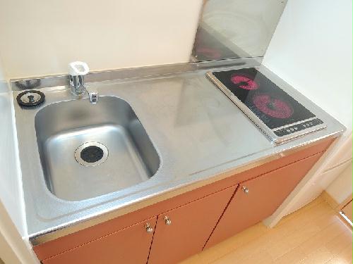 キッチン　電気コンロ２口.