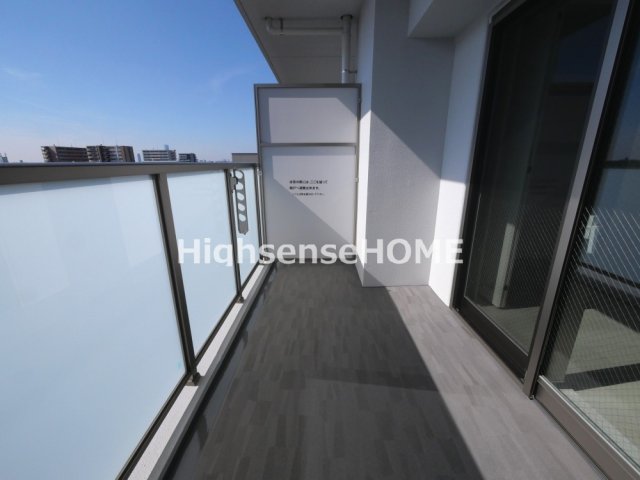 バルコニー　落ち着いた時間を過ごせるバルコニーです