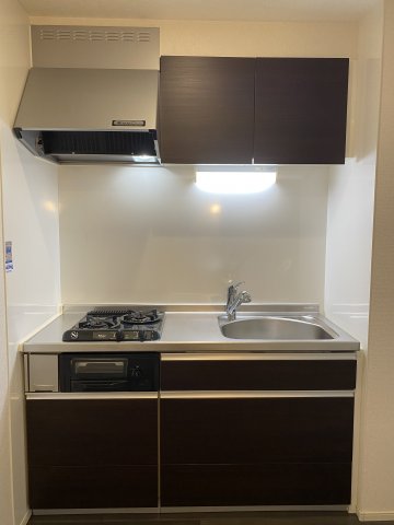 キッチン　2口ガスコンロ付で機能的なキッチンです！