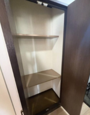 収納　たっぷりとした収納スペースです