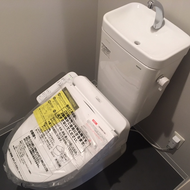 トイレ　101号室の写真になります