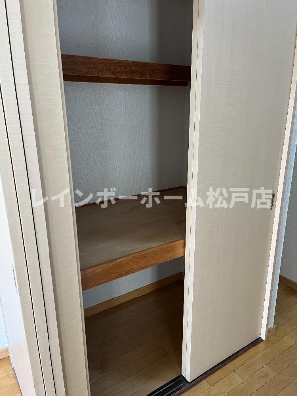 収納　たっぷりとした収納スペースです