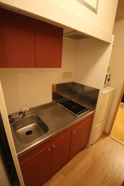 キッチン　同物件、別号室の写真です。