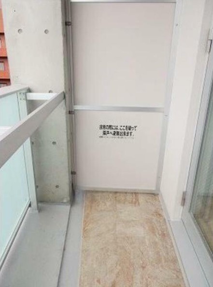 バルコニー　同タイプ別部屋参考写真