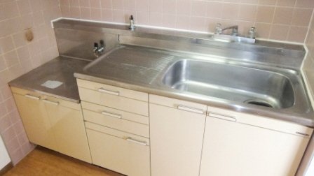 キッチン　2口コンロ設置可！