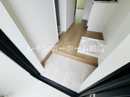 玄関　収納もある玄関です