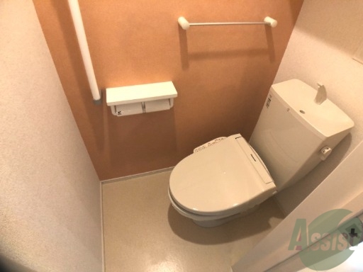 トイレ　ウォシュレット付きのトイレです。シャワートイレは日本の宝。