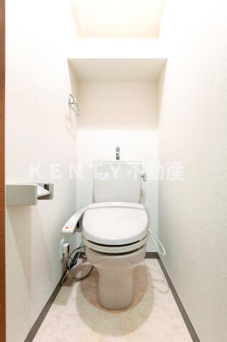 トイレ　ゆったりとした空間のトイレです