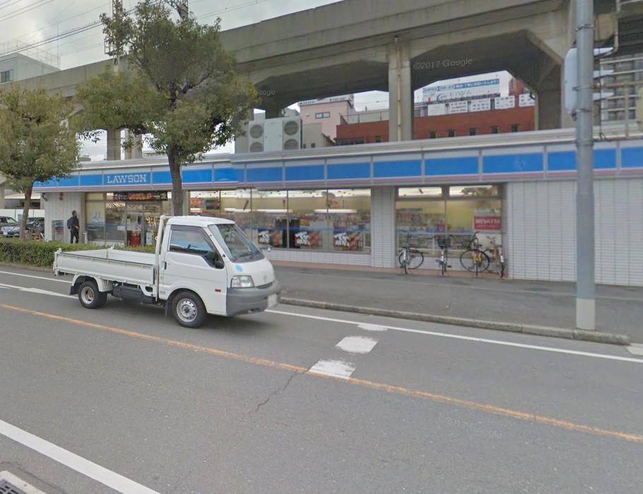 コンビニ　ローソン東大阪高井田元町店（コンビニ）まで213m