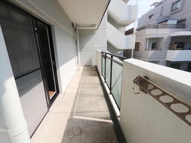 バルコニー　広いバルコニーです。