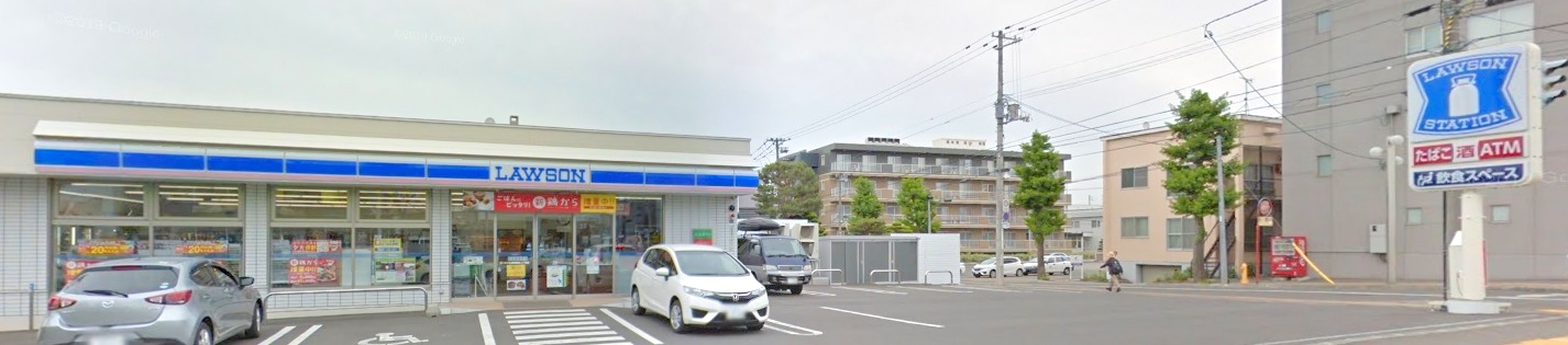 コンビニ　ローソン札幌南郷通二丁目店（コンビニ）まで600m