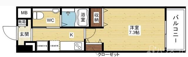 セレッソコートリバーサイドOSAKAの間取り写真