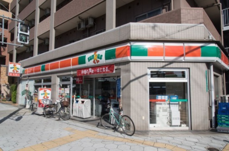 コンビニ　サンクス浪速稲荷店（コンビニ）まで92m